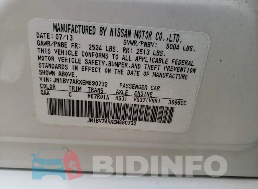 JN1BV7ARXEM690732 Photo# 10