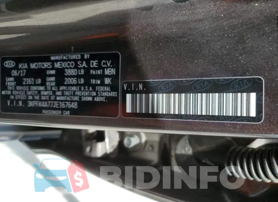 3KPFK4A77JE167648 Photo# 13