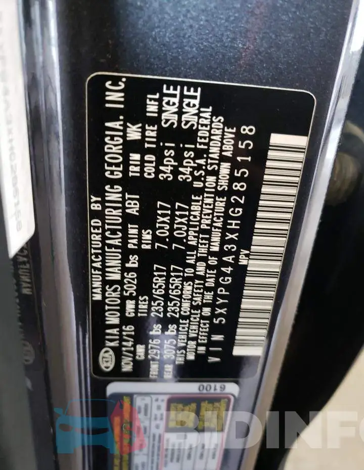 5XYPG4A3XHG285158 Photo# 13