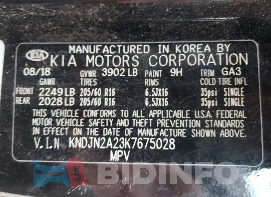 KNDJN2A23K7675028 Photo# 12