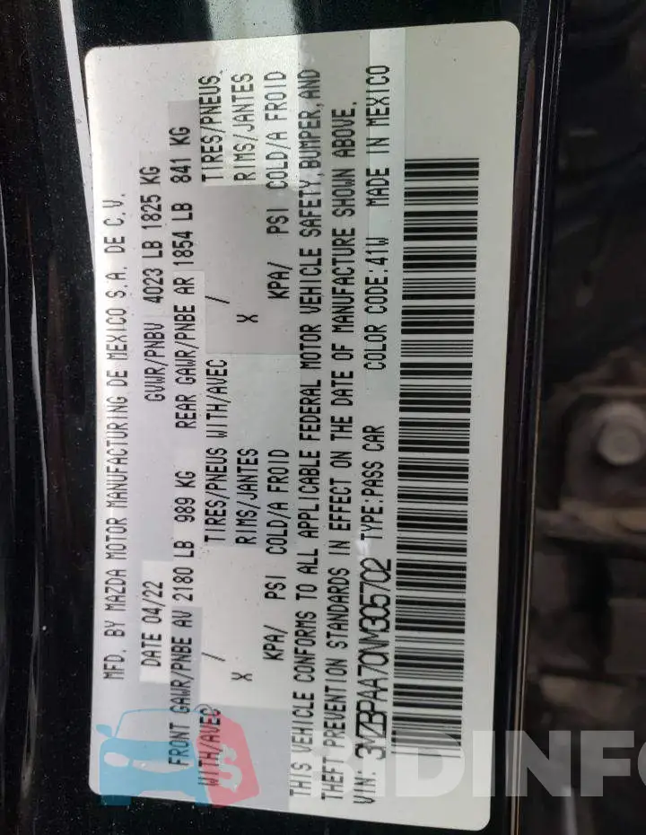 3MZBPAA70NM305702 Photo# 12