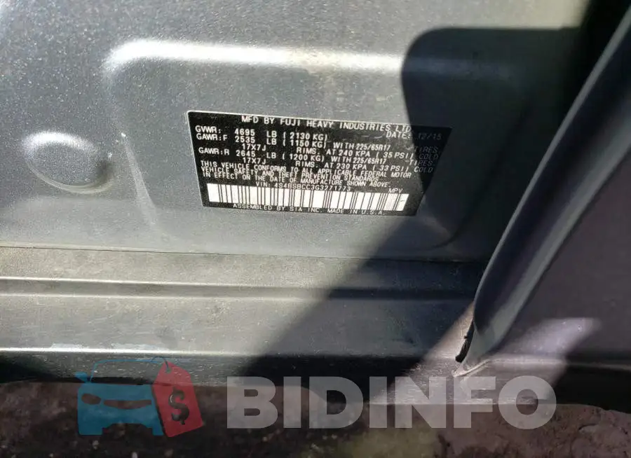 4S4BSBCC3G3271773 Photo# 13