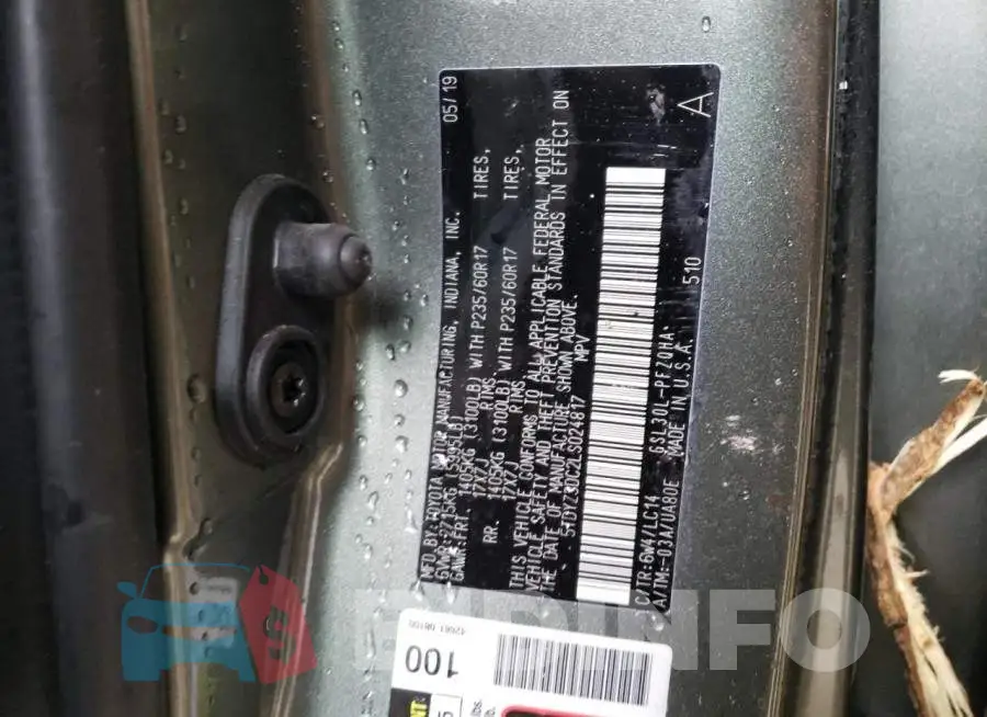 5TDYZ3DC2LS024817 Photo# 13