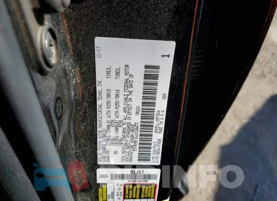 5TFRM5F16JX126073 Photo# 12