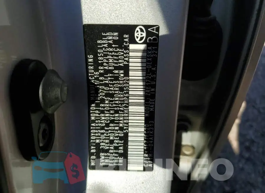 5YFBURHE7HP615020 Photo# 12