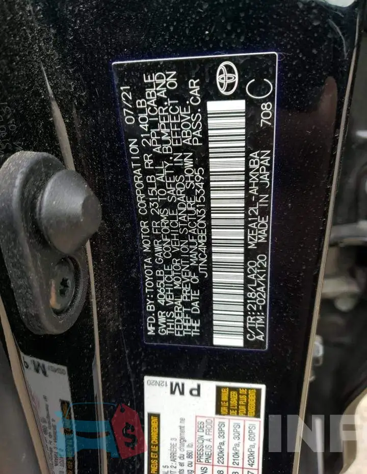 JTNC4MBE0N3153495 Photo# 12