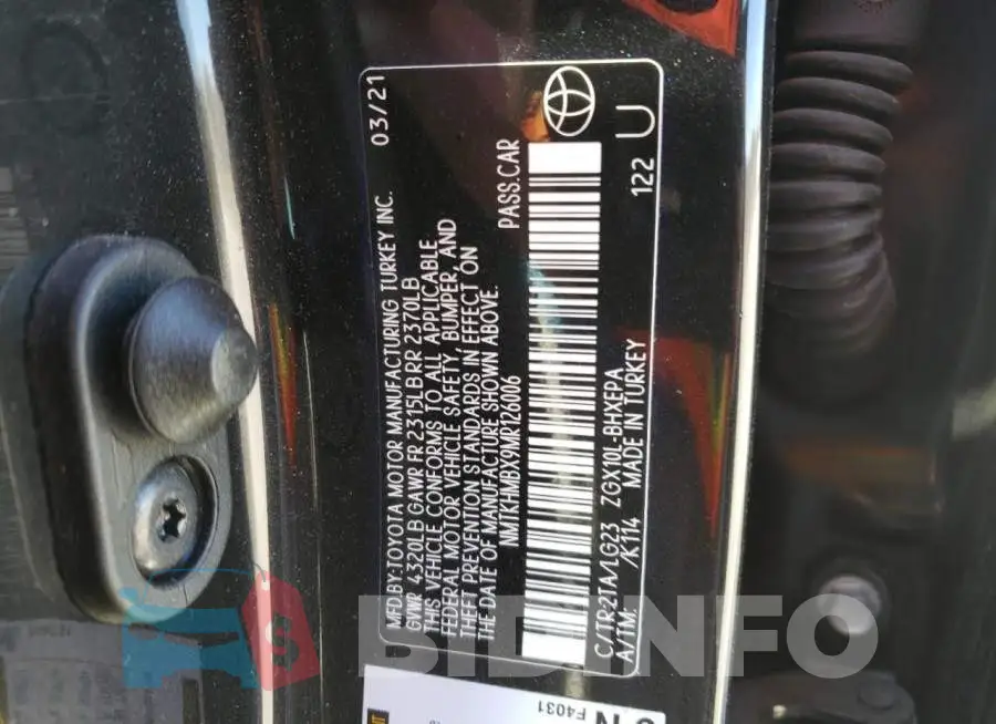 NMTKHMBX9MR126006 Photo# 13
