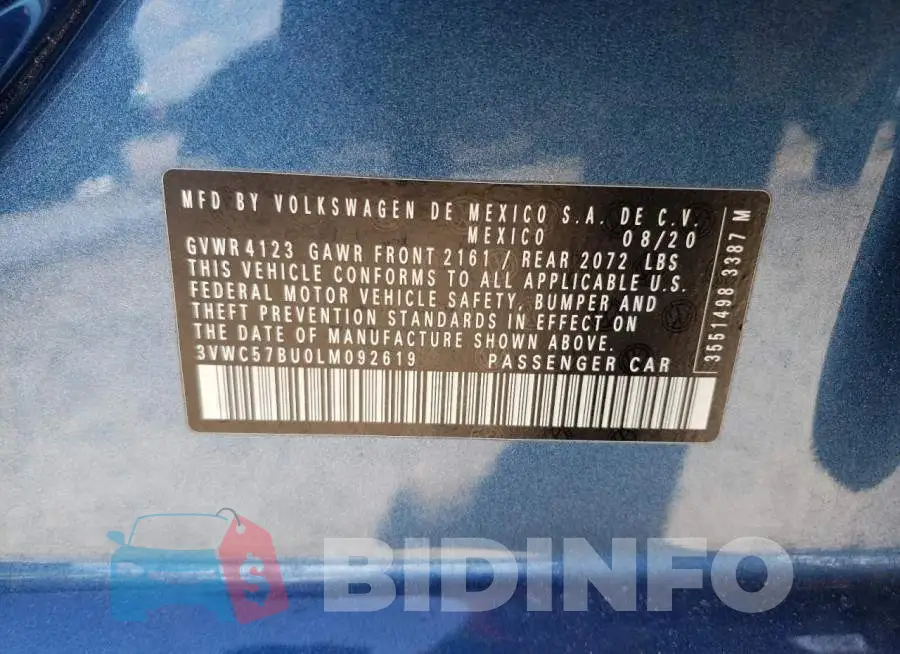 3VWC57BU0LM092619 Photo# 12