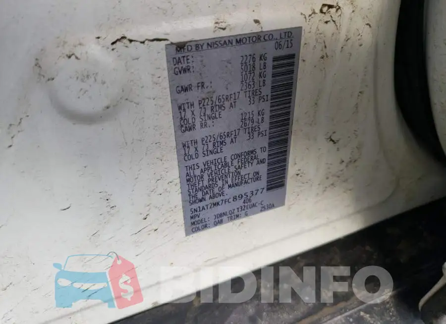 5N1AT2MK7FC895377 Photo# 12