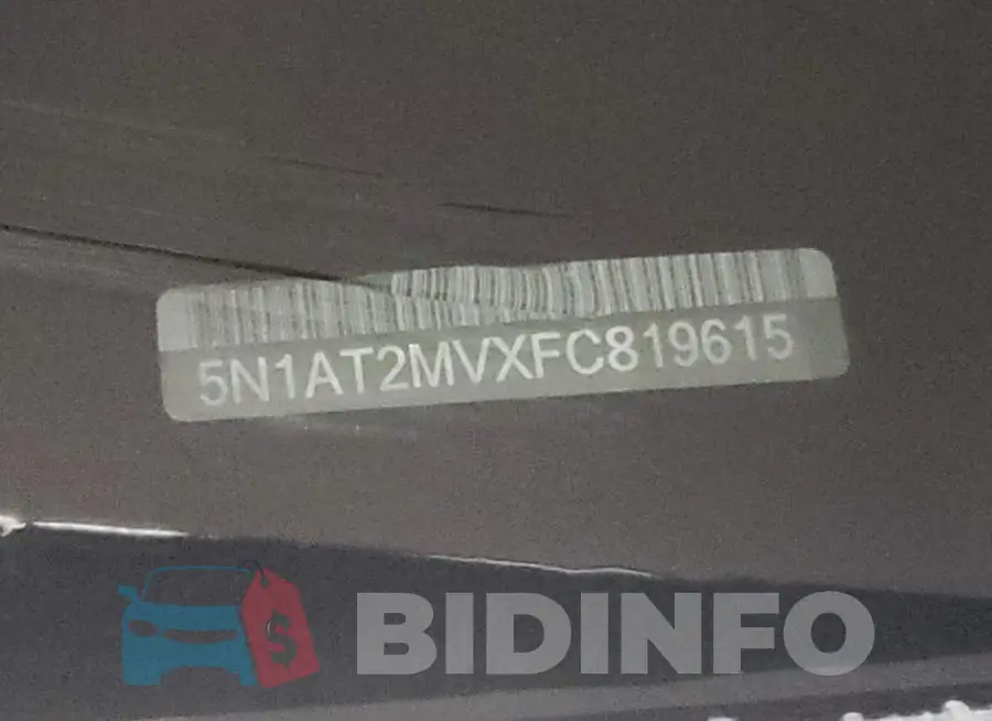 5N1AT2MVXFC819615 Photo# 13
