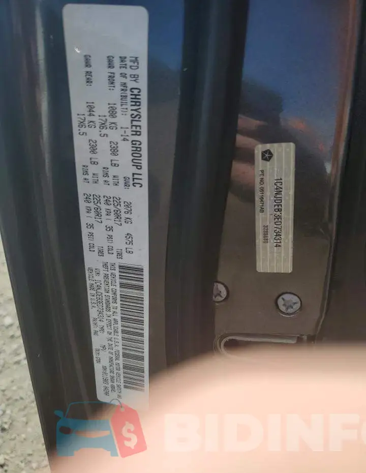 1C4NJDEB3ED734314 Photo# 13