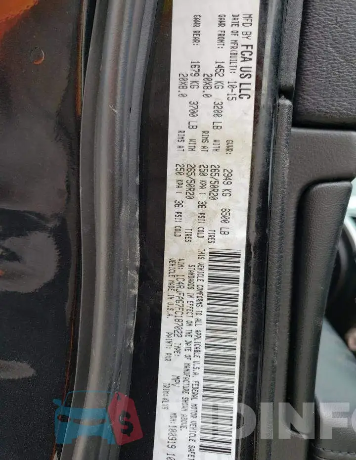 1C4RJFAG7FC187022 Photo# 13