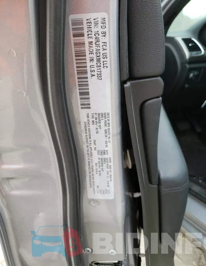 1C4RJFAGXMC817337 Photo# 13