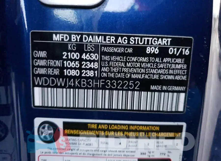WDDWJ4KB3HF332252 Photo# 12