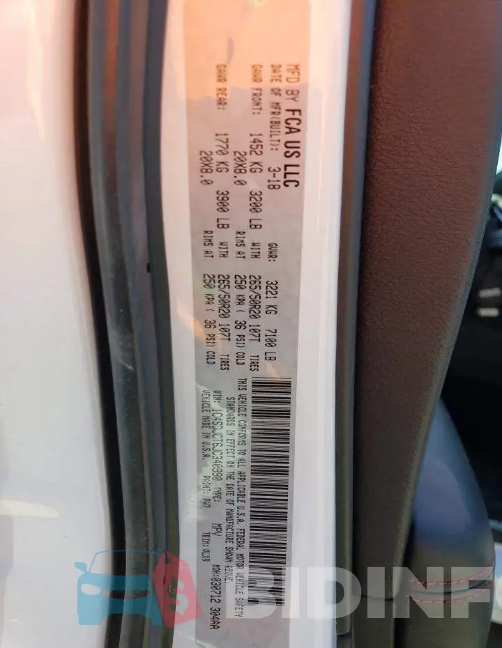 1C4SDJCT6JC340990 Photo# 13