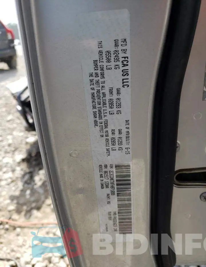 2C3CDXKTXFH871899 Photo# 12
