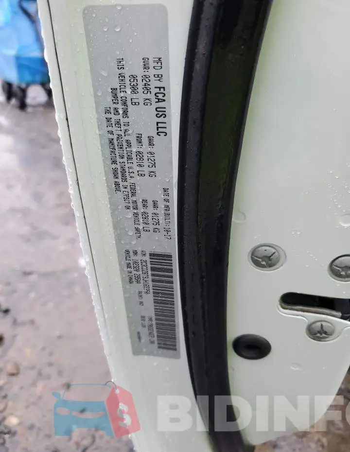 2C3CDZBT9JH165950 Photo# 12
