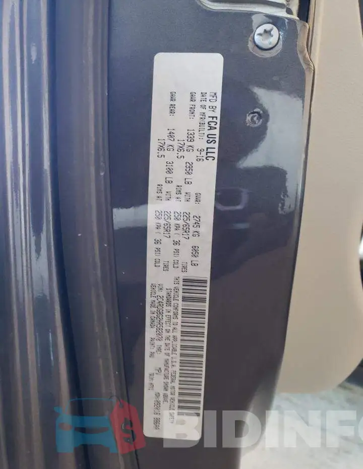 2C4RDGBG2HR582070 Photo# 13