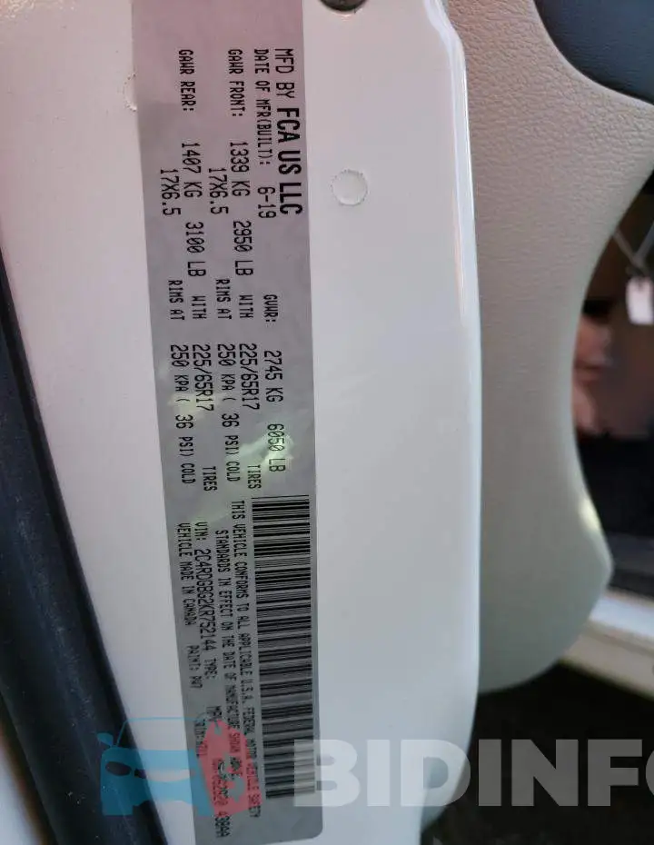 2C4RDGBG2KR752144 Photo# 13