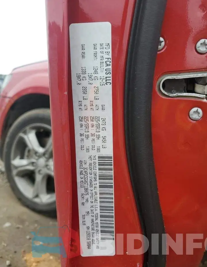 3C4PDCGG0GT138075 Photo# 13