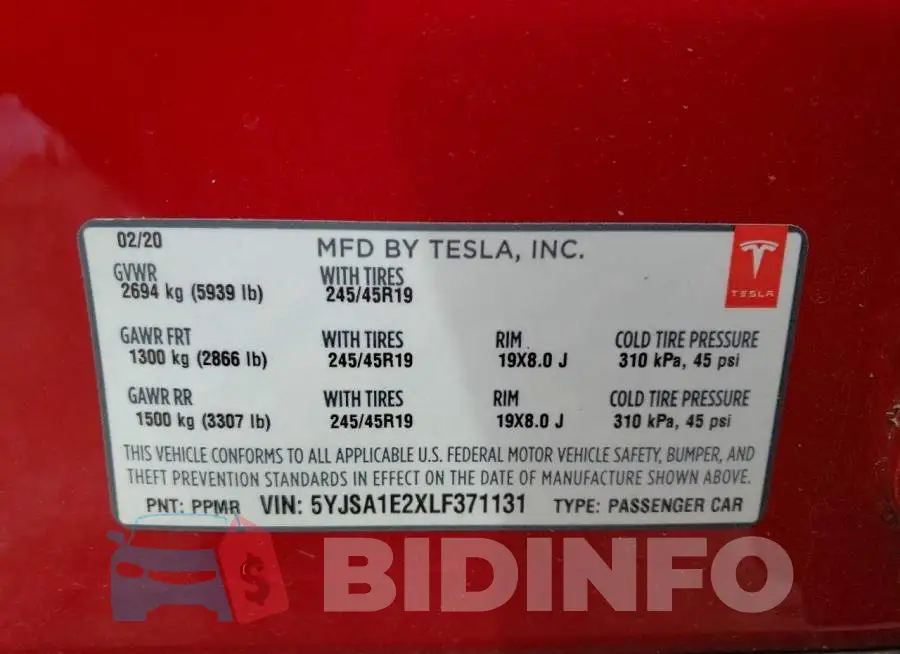 5YJSA1E2XLF371131 Photo# 13