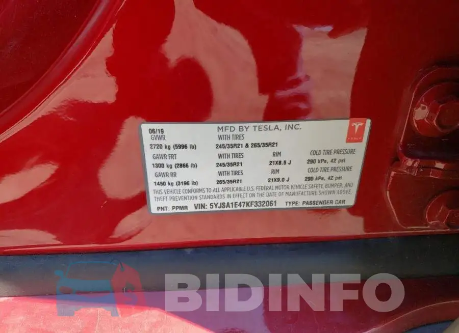 5YJSA1E47KF332061 Photo# 12