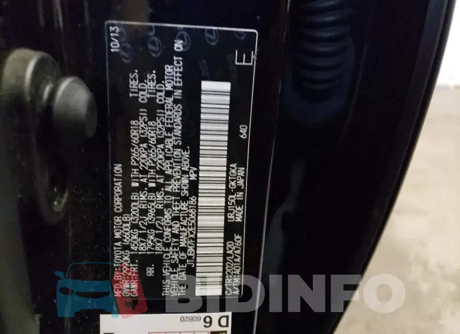JTJBM7FX2E5068186 Photo# 12
