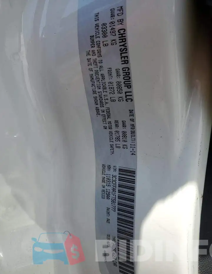 3C3CFFAR1FT581777 Photo# 12