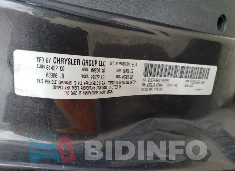 3C3CFFAR7ET252791 Photo# 13