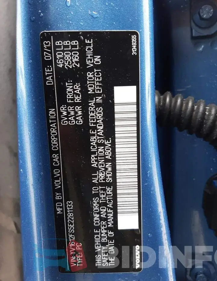 YV1612FS5E2281133 Photo# 13