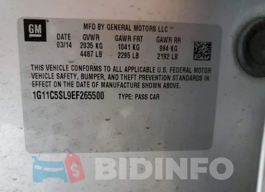 1G11C5SL9EF265500 Photo# 12