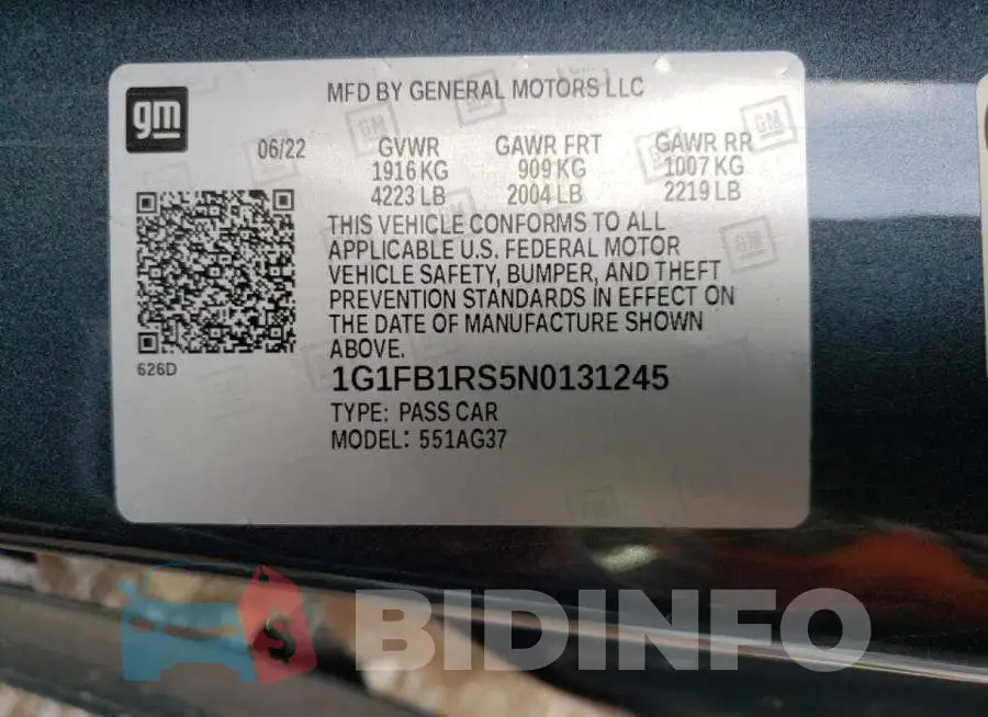 1G1FB1RS5N0131245 Photo# 14