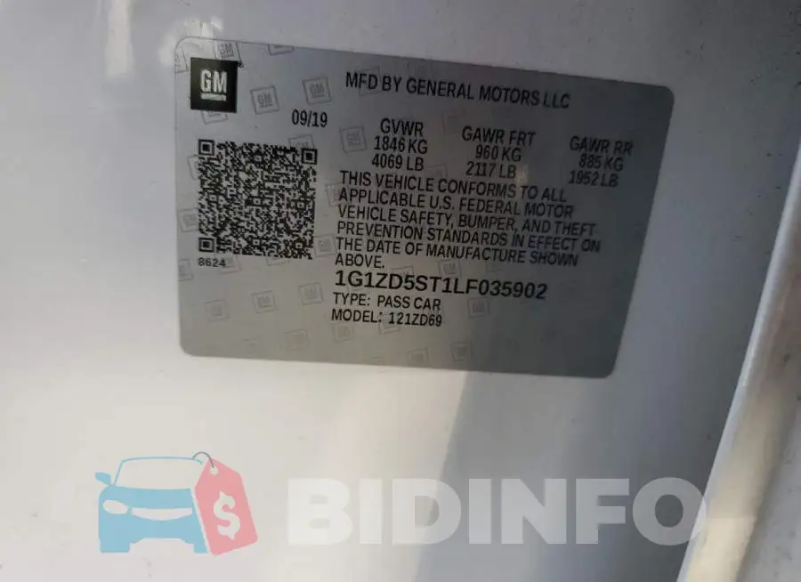 1G1ZD5ST1LF035902 Photo# 12