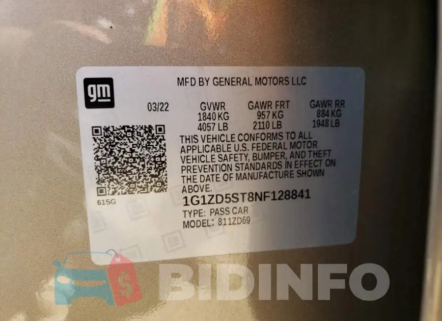 1G1ZD5ST8NF128841 Photo# 13