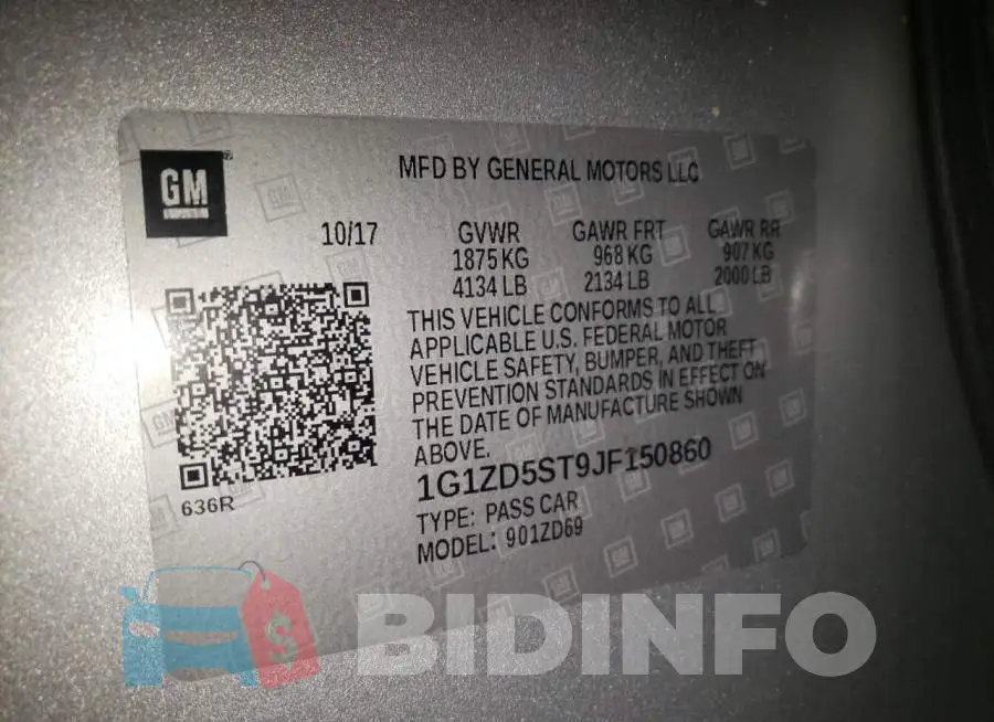 1G1ZD5ST9JF150860 Photo# 10