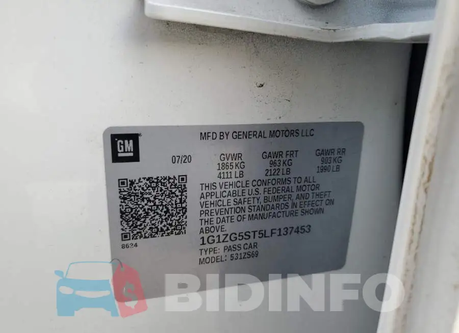 1G1ZG5ST5LF137453 Photo# 10