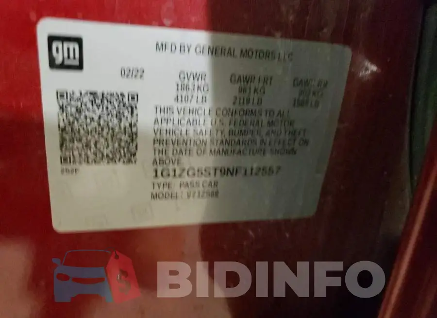 1G1ZG5ST9NF112557 Photo# 12
