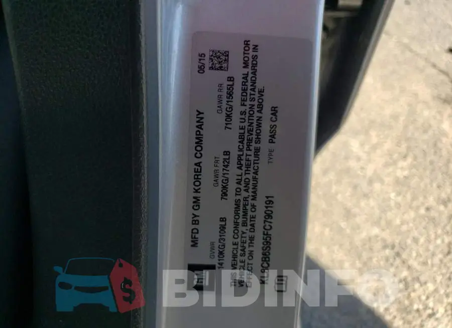 KL8CB6S95FC790191 Photo# 12