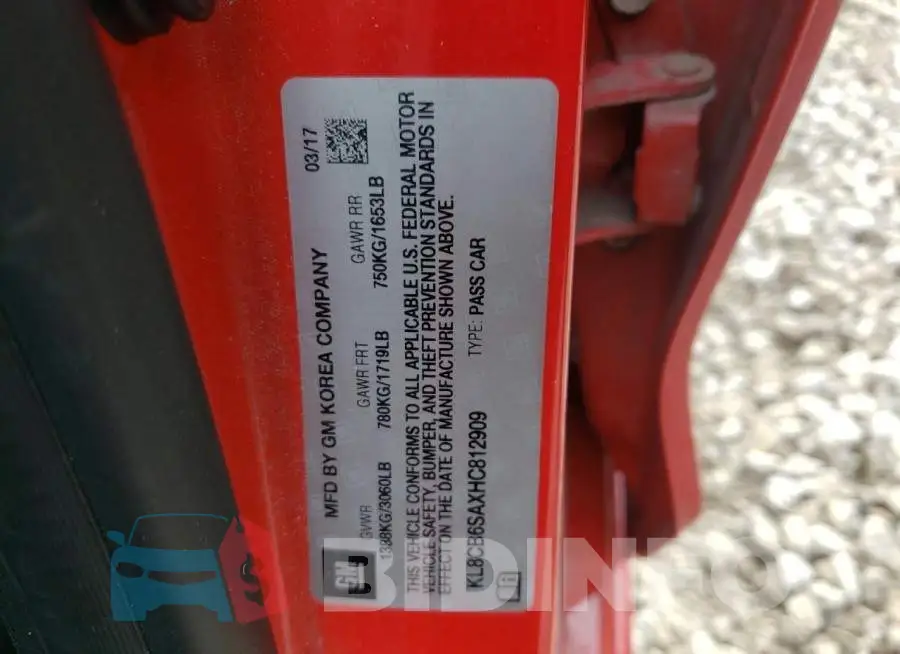 KL8CB6SAXHC812909 Photo# 12