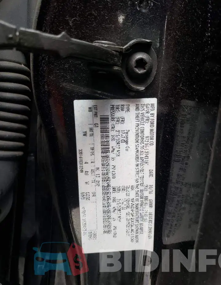 1FADP3F2XGL401190 Photo# 12