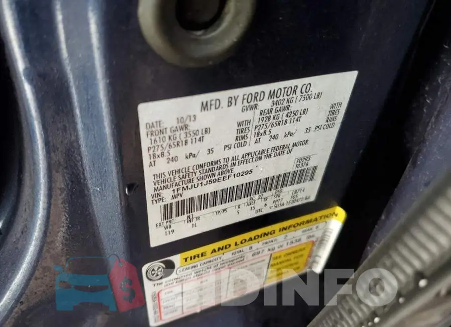 1FMJU1J59EEF10295 Photo# 13