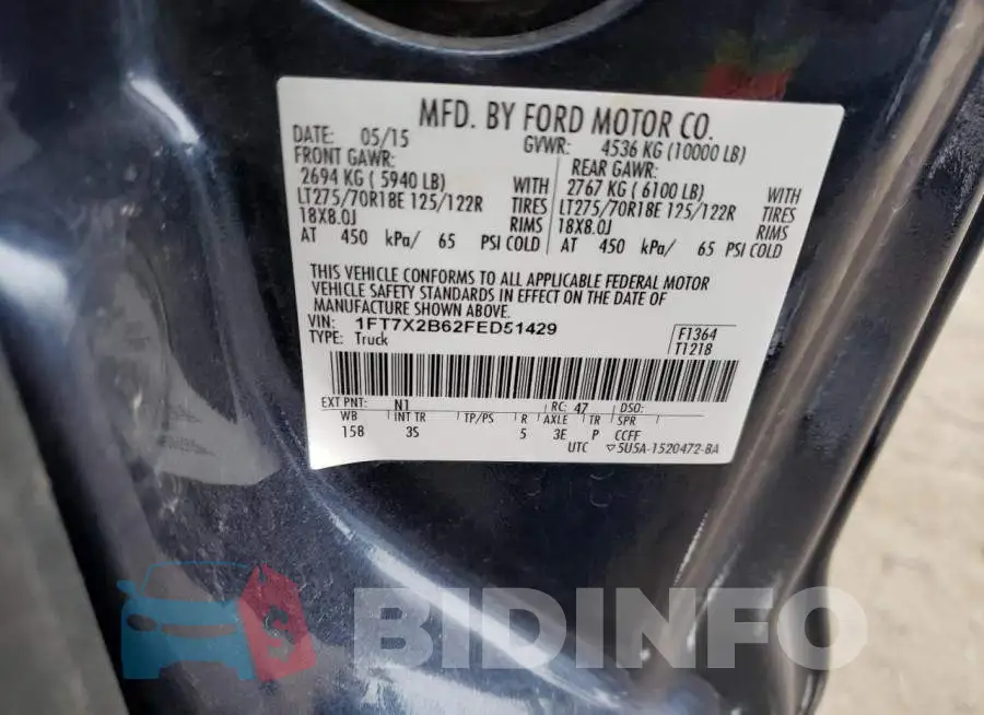 1FT7X2B62FED51429 Photo# 12