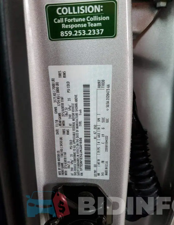 1FTEW1E52JKG01656 Photo# 12
