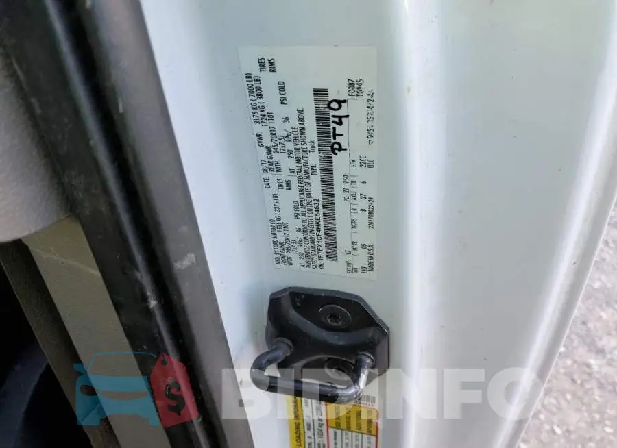 1FTEX1CF4HKE54632 Photo# 12