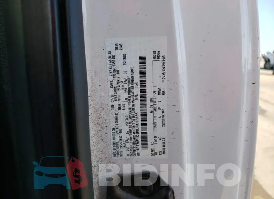 1FTMF1CB0LKE93755 Photo# 12