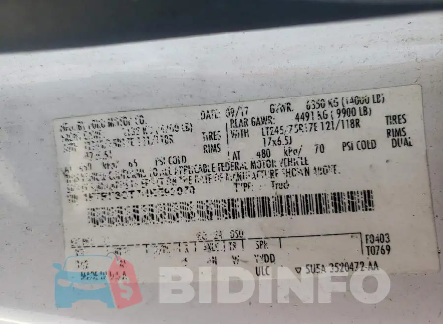 1FTRF3CT7HEE92070 Photo# 10