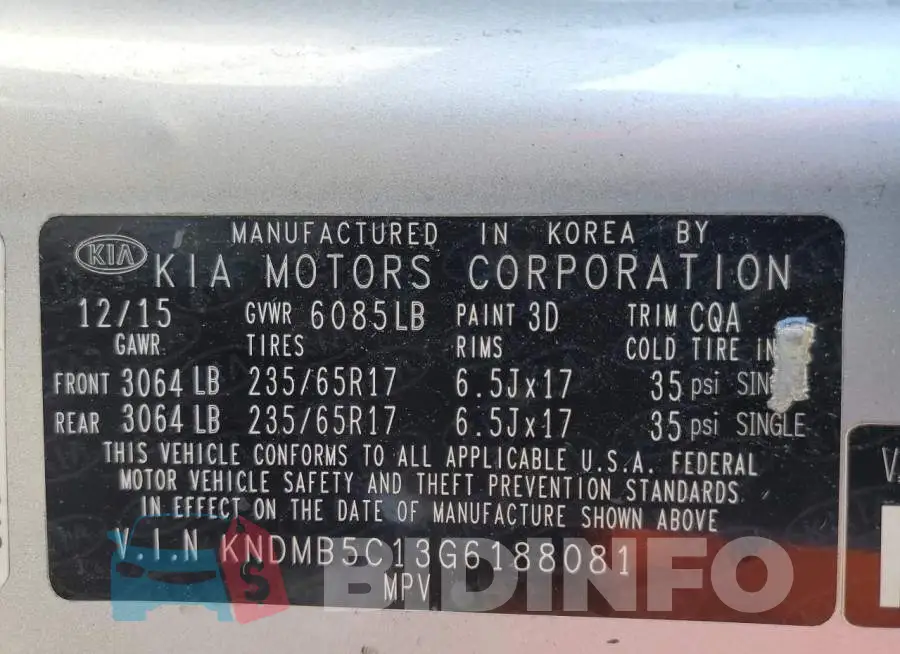 KNDMB5C13G6188081 Photo# 10