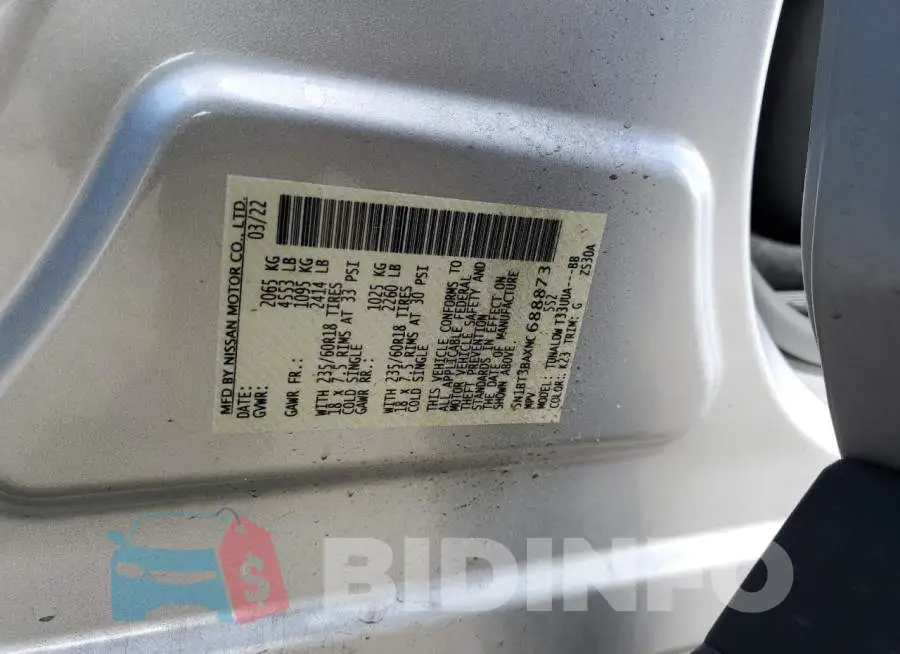 5N1BT3BAXNC688873 Photo# 12