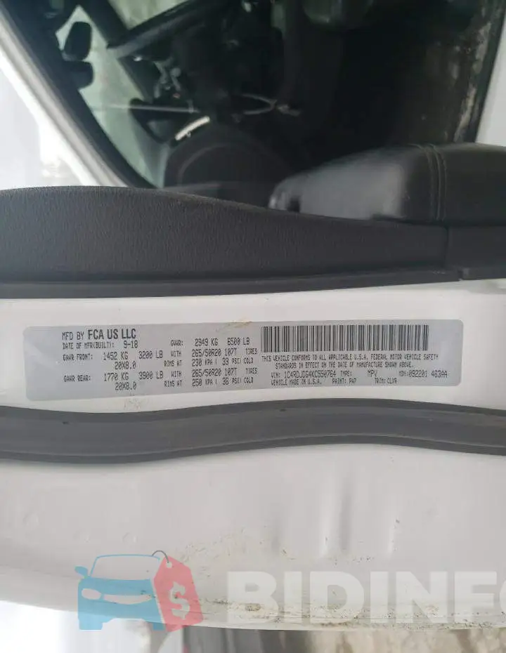 1C4RDJDG4KC550764 Photo# 13