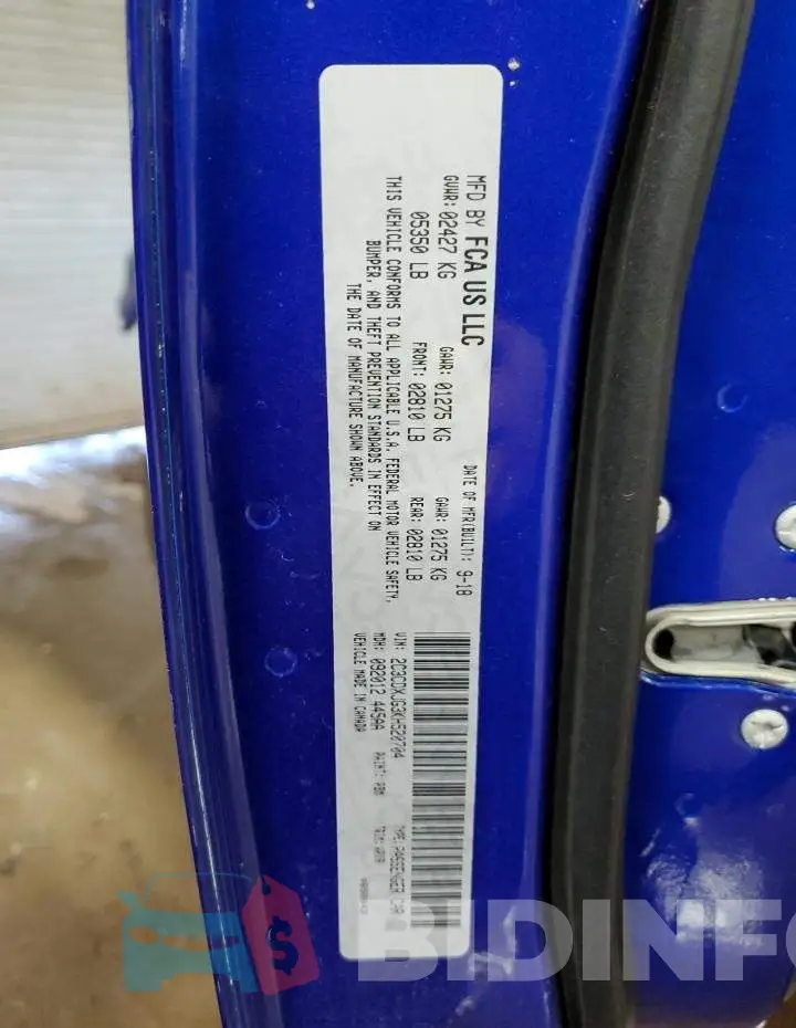 2C3CDXJG3KH520704 Photo# 12